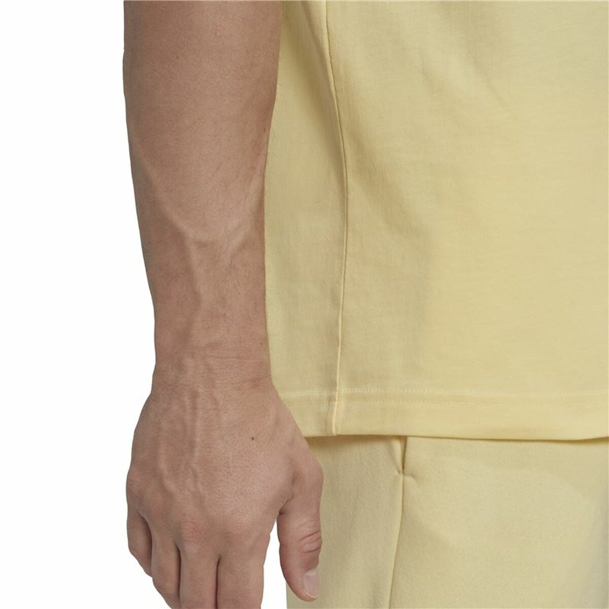 Men's Adidas Essentials Big Logo Gold Plated T-Shirt-2