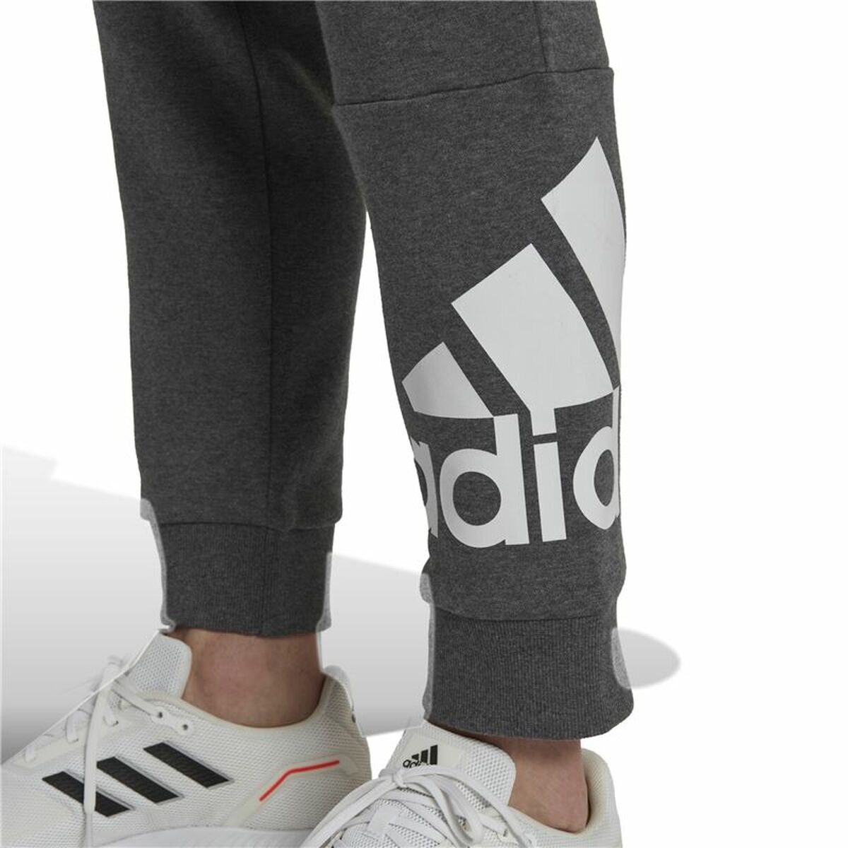 Adidas Essentials Long Sweatpants Dark Grey Men's-2