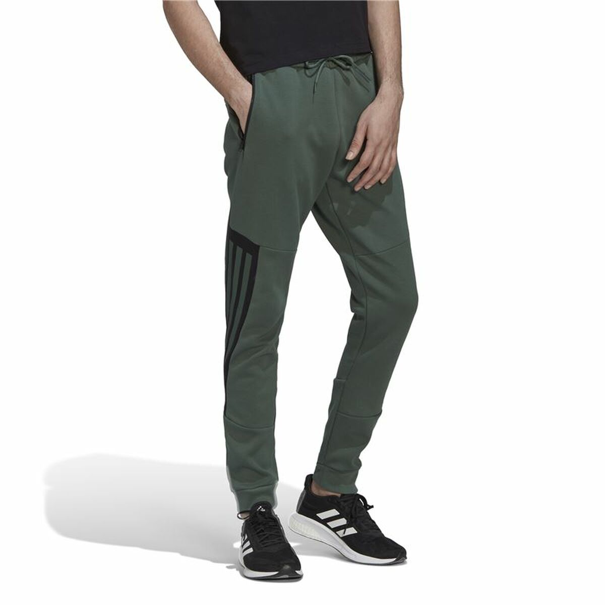 Спортивные штаны для взрослых Adidas Future Icons 3 Зеленый Мужской-6