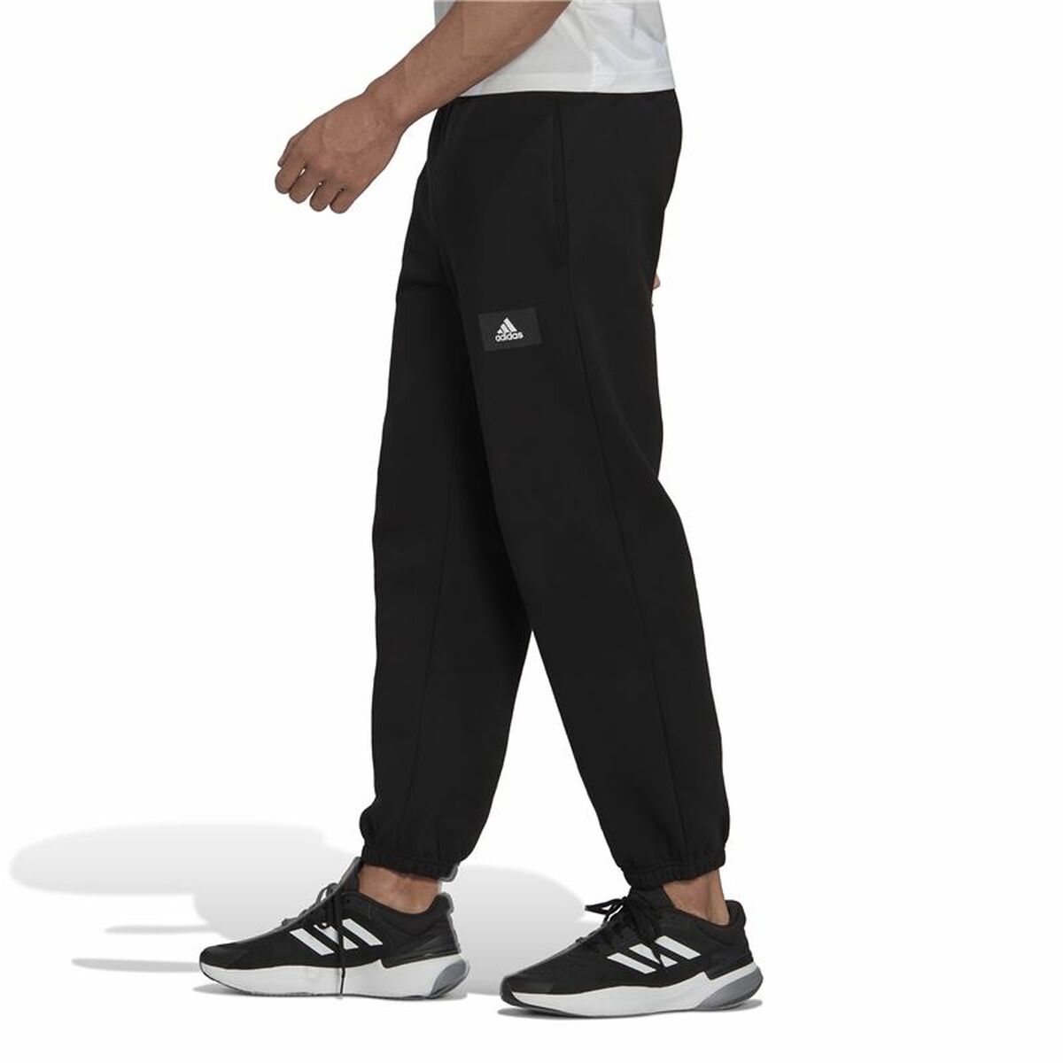 Adidas FeelVivid Black Men's Long Sweatpants-4