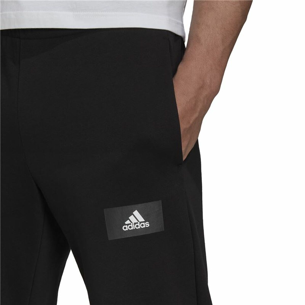 Adidas FeelVivid Black Men's Long Sweatpants-6