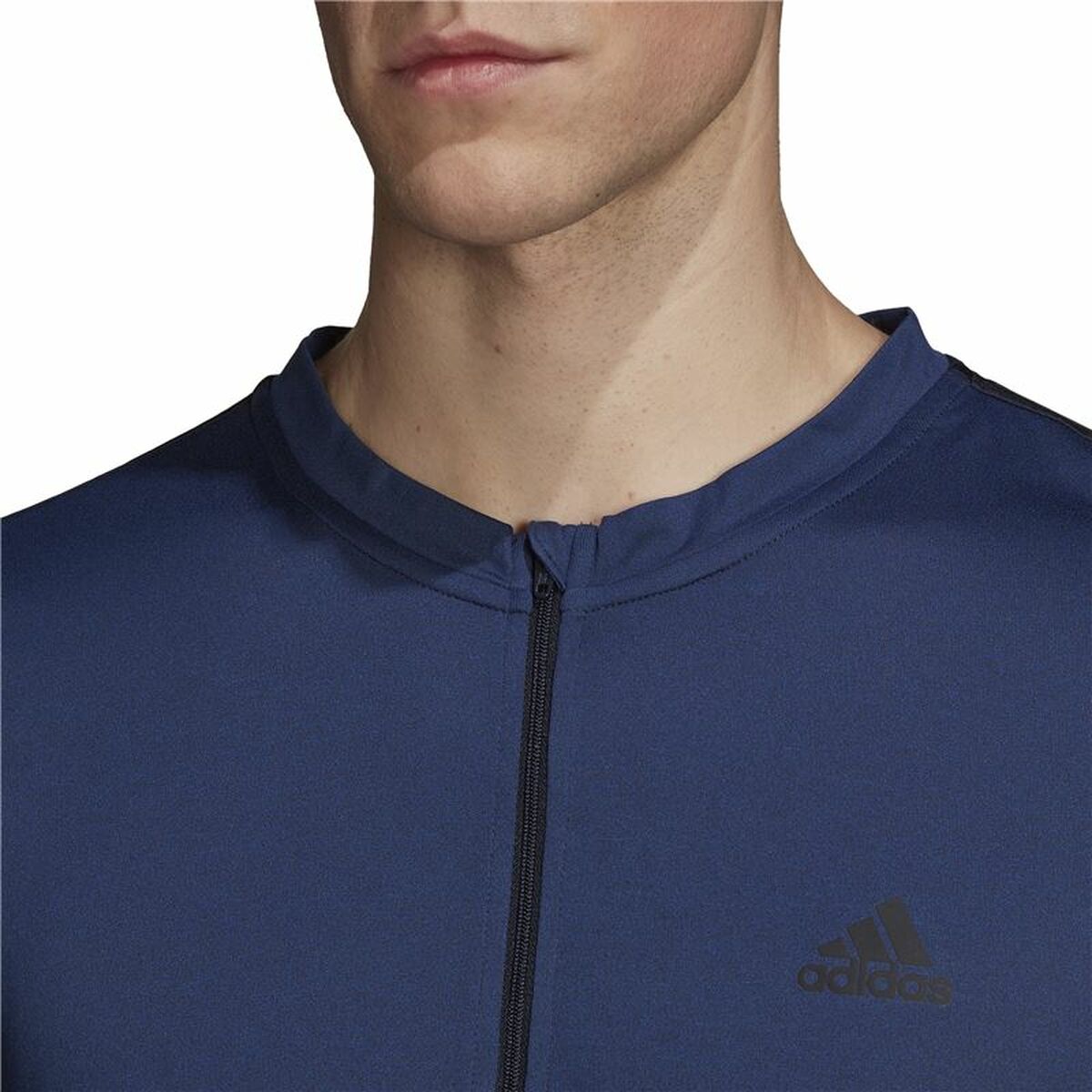 Футболка с длинным рукавом мужская Adidas Training 1/4-Zip Темно-синий-3
