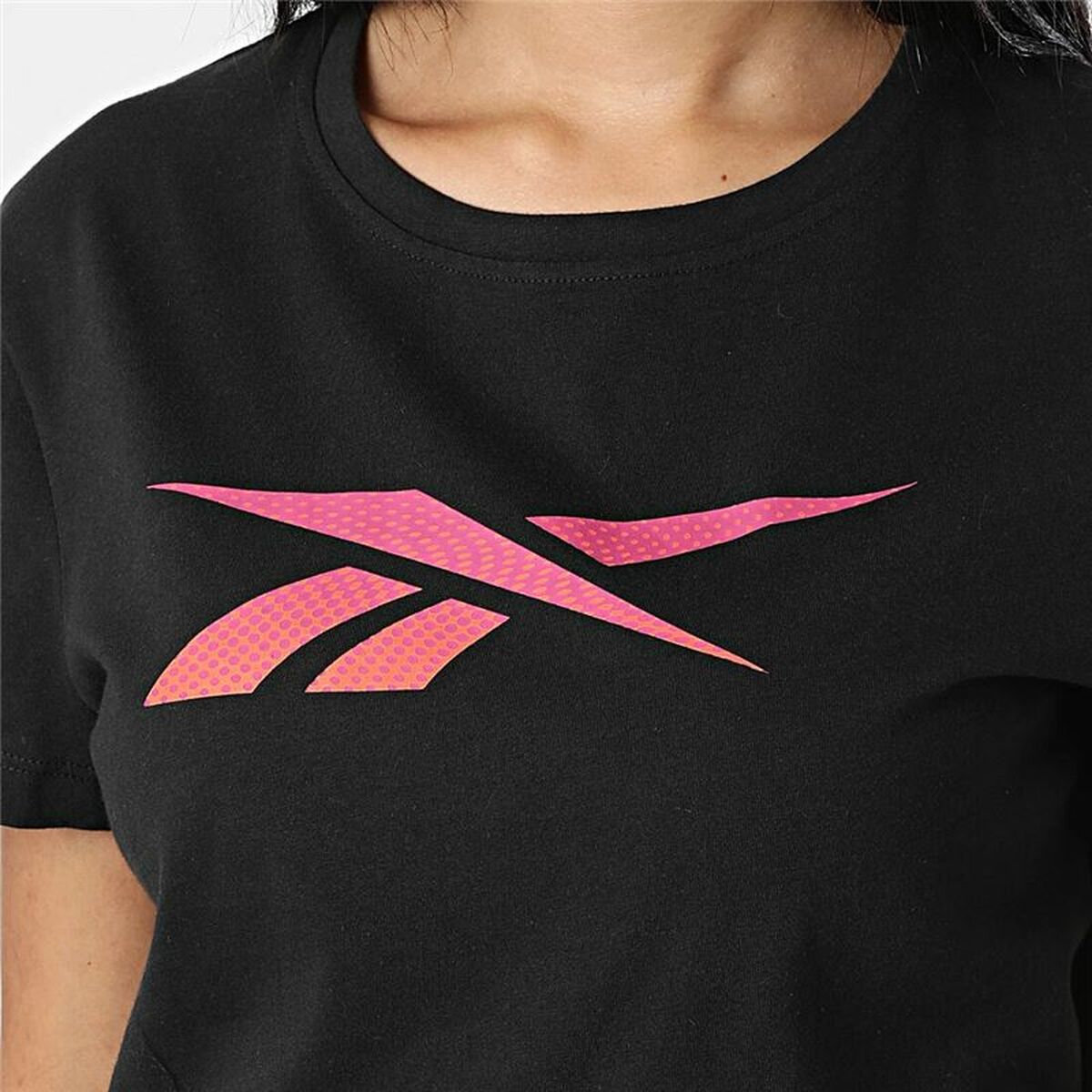 短袖女子Reebok Vector Graphic Black T恤-4