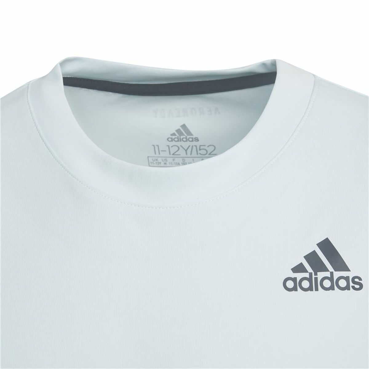 Детский Футболка с коротким рукавом Adidas Club Tennis 3 bandas Белый-4