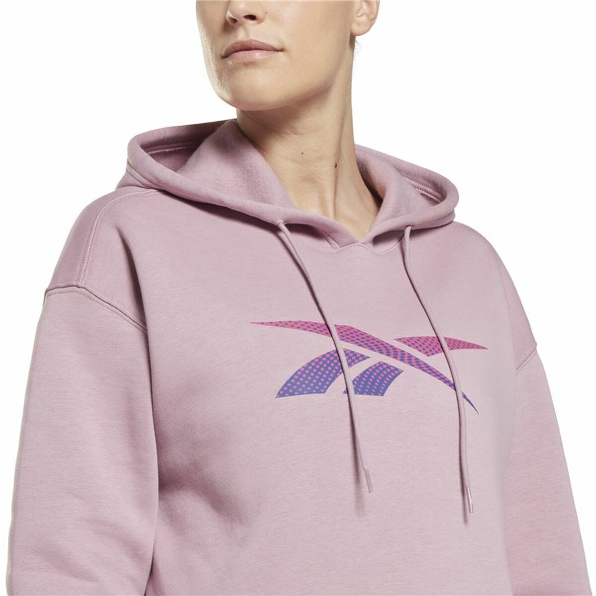 Hoodie Women's Reebok Vector Graphic Multicolored-5
