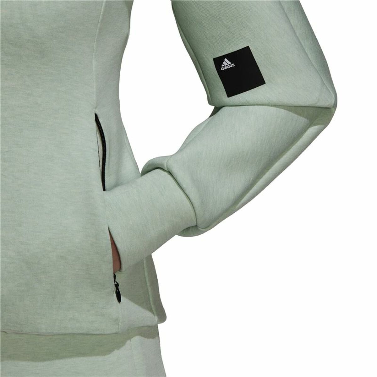Hoodie Women's Adidas Mission Victory Green-2