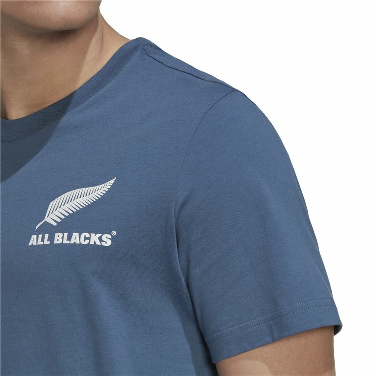 Футболка с коротким рукавом мужская Adidas All Blacks-4