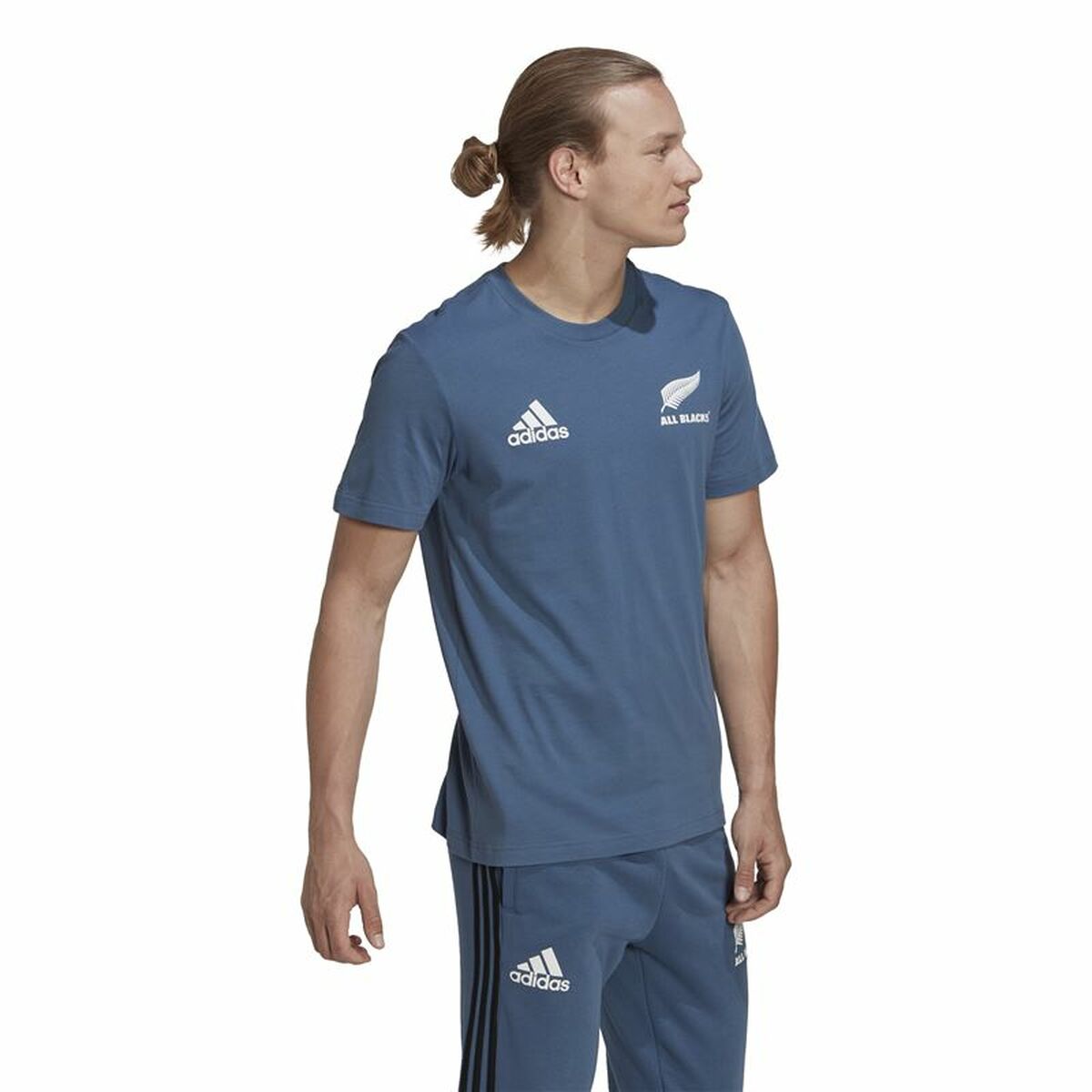 Футболка с коротким рукавом мужская Adidas All Blacks-6