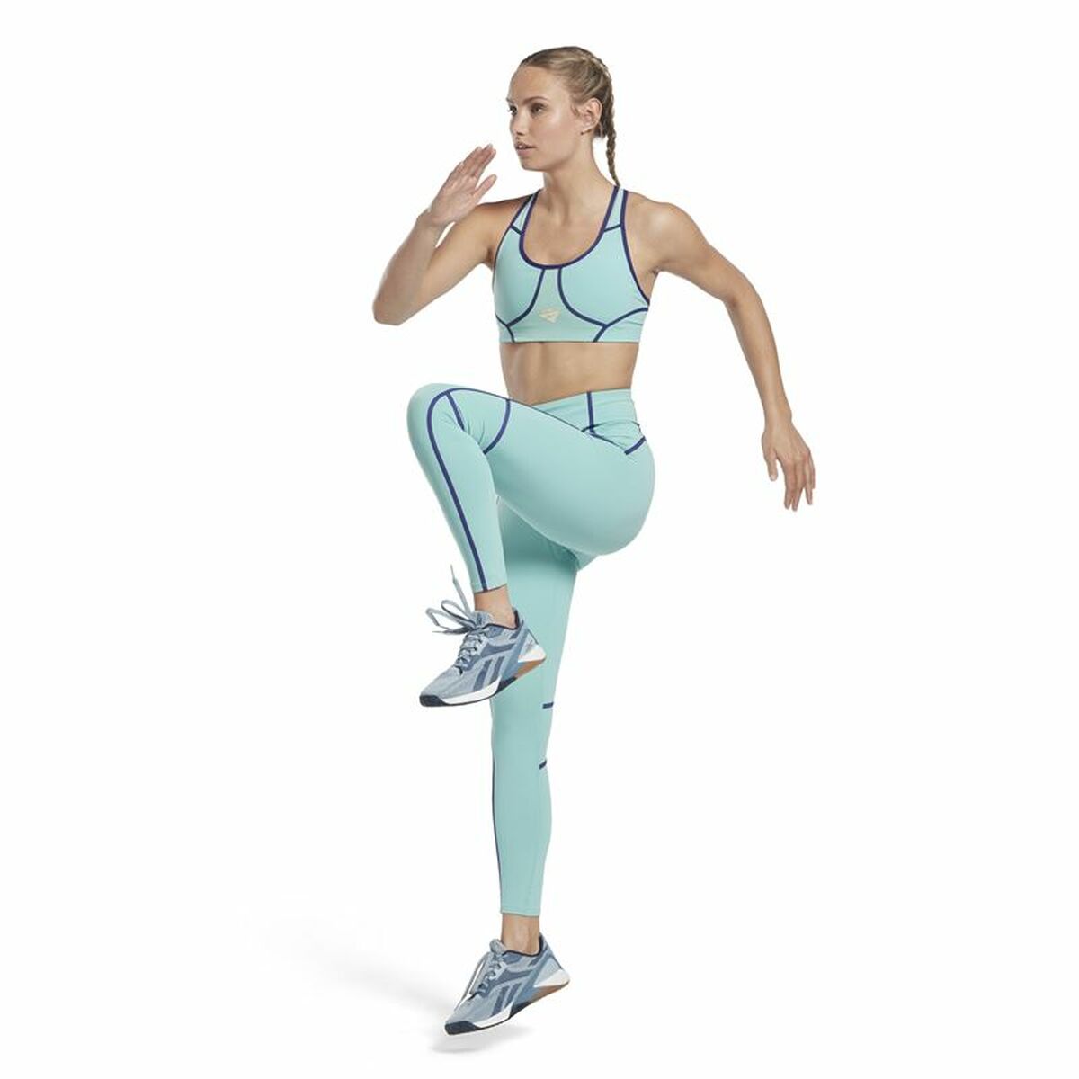 Спортивный бюстгальтер Reebok Les Mills бирюзовый-2