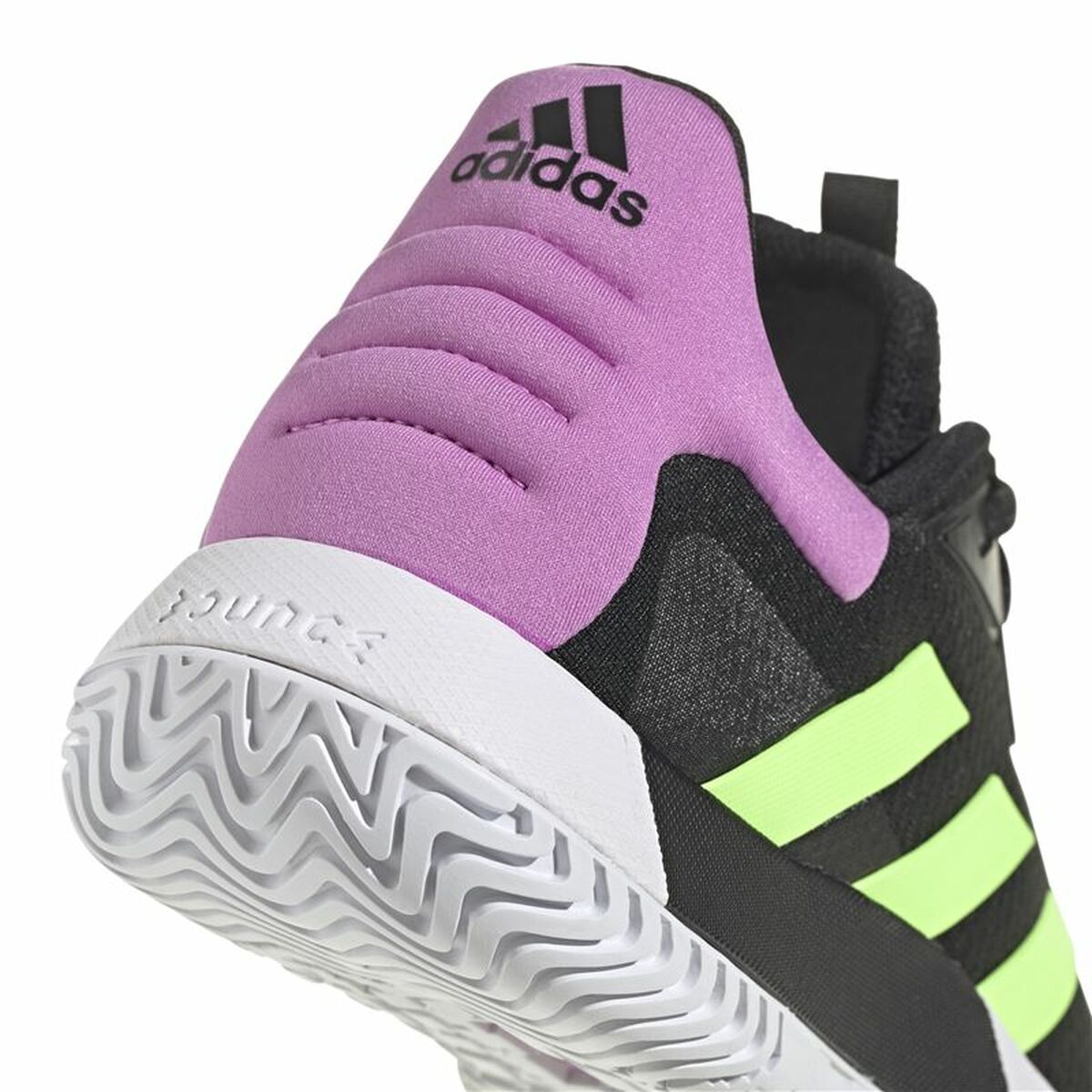 Мужские теннисные туфли Adidas SoleMatch Control  Чёрный-4