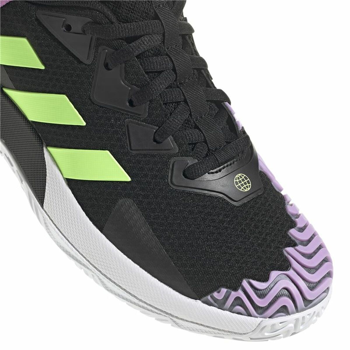 Мужские теннисные туфли Adidas SoleMatch Control  Чёрный-5