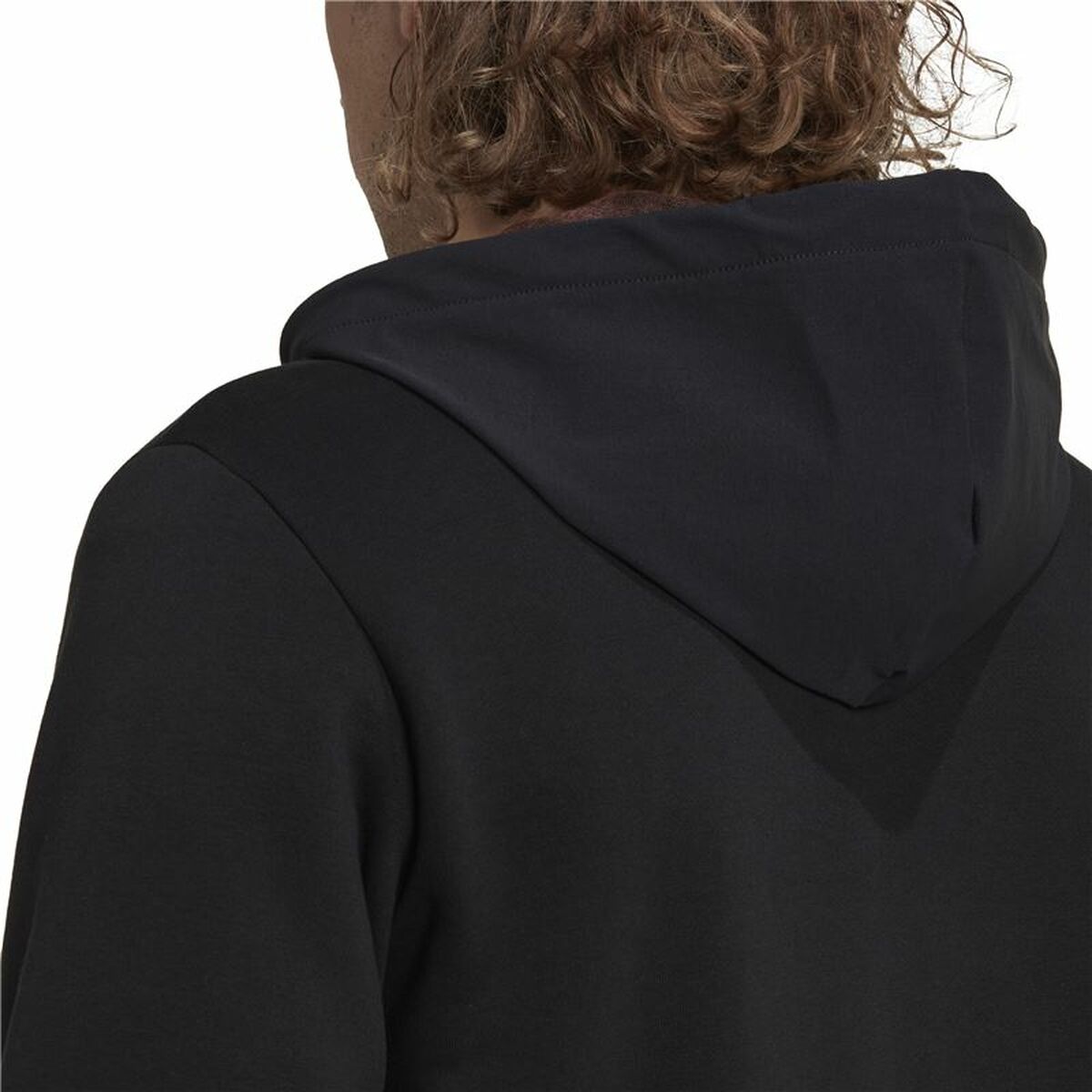 Men's Adidas Essentials BrandLove Hoodie Black-2