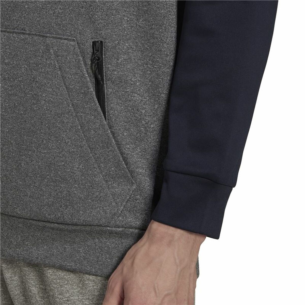 Adidas Game and Go Camo Men's Hoodie Grey-3