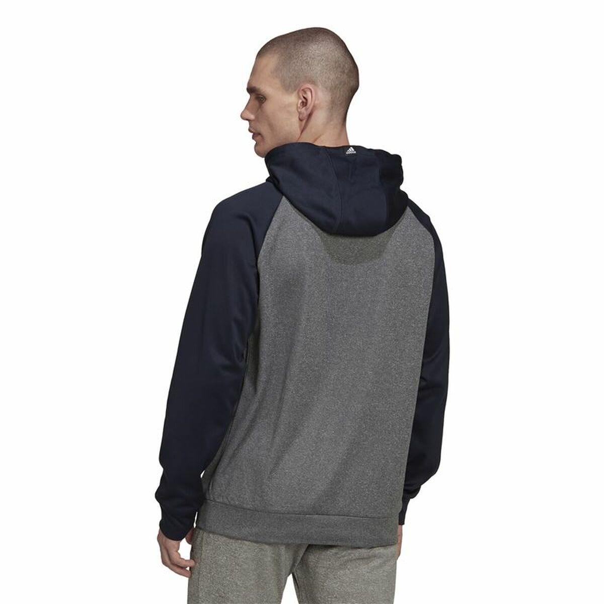 Adidas Game and Go Camo Men's Hoodie Grey-5