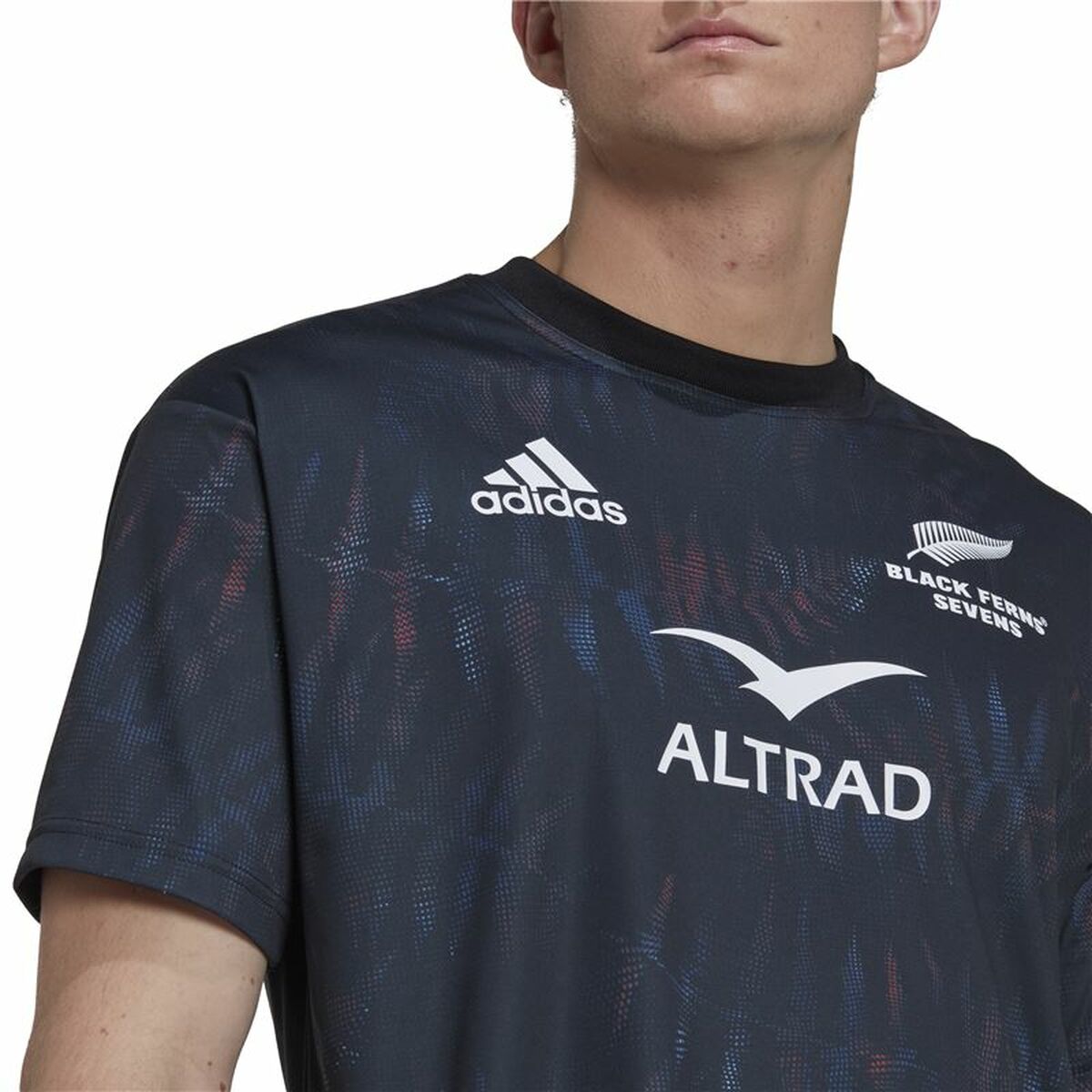 Футболка с коротким рукавом мужская Adidas Black Ferns Seven Чёрный-3