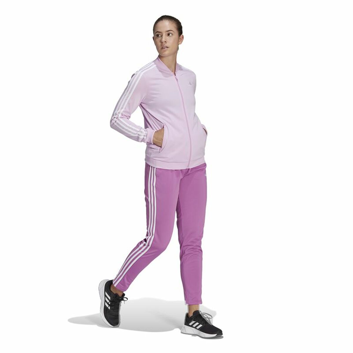 Женский спортивный костюм Adidas Essentials Розовый-7