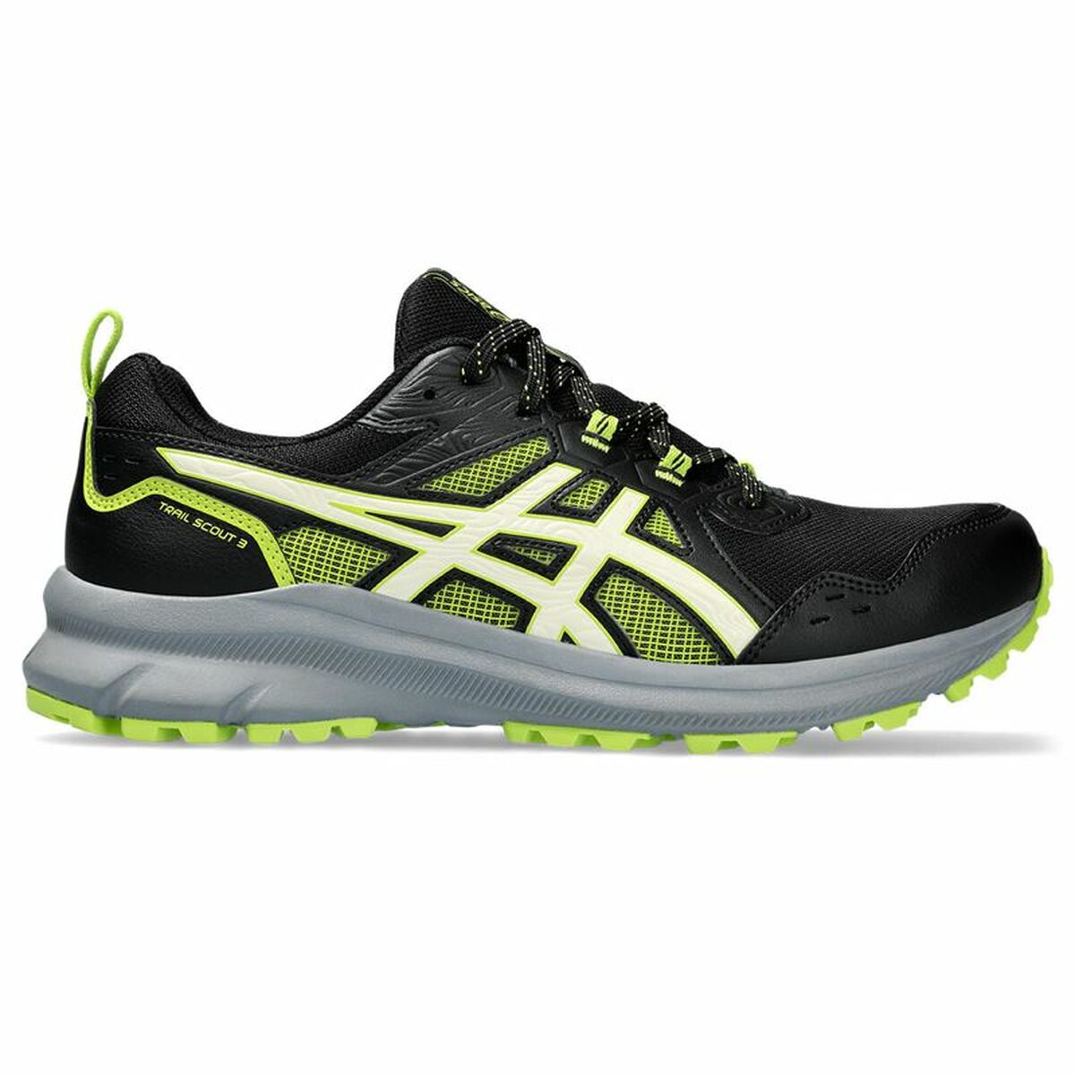 Scarpe da ginnastica per adulti Asics Scout 3 Monte Nero maschile