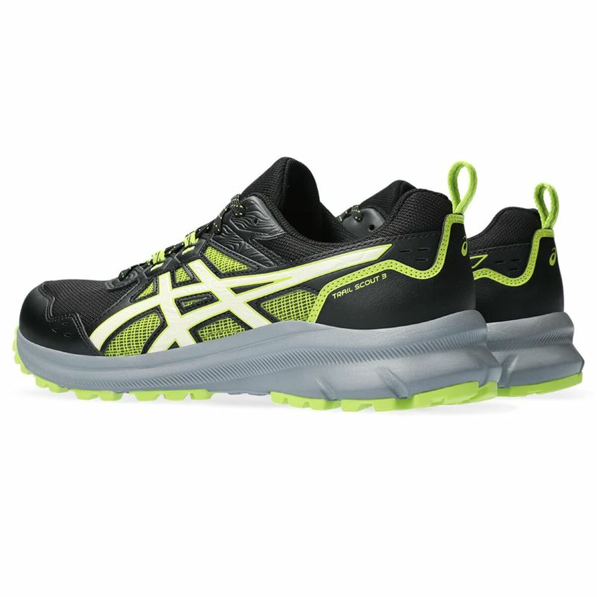 Running sneakers for adults Asics Scout 3 Mountain Men's Black-3