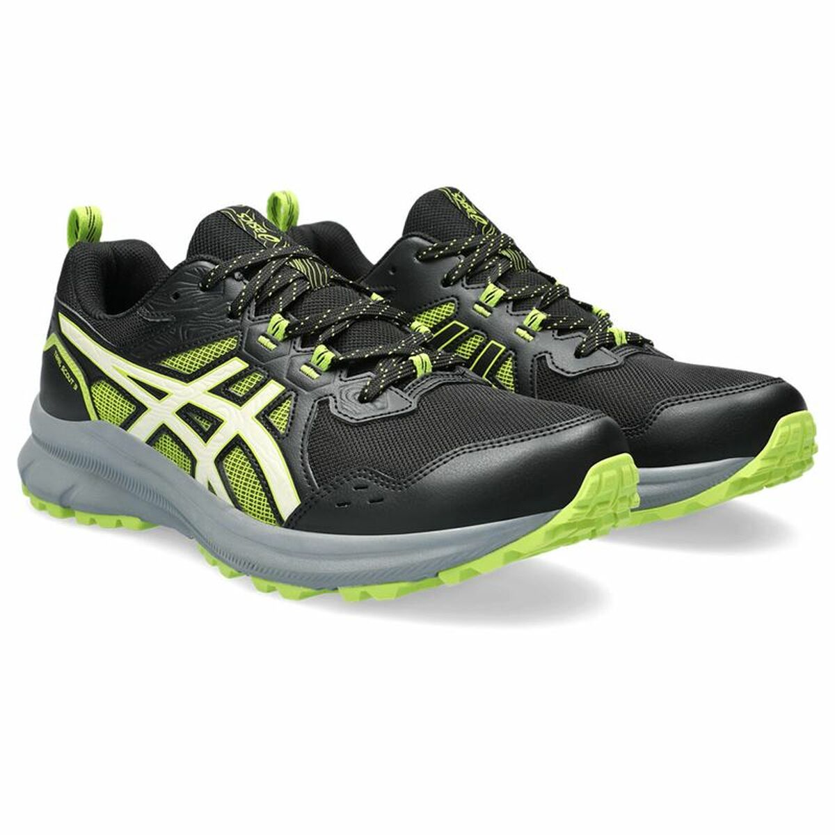 Running sneakers for adults Asics Scout 3 Mountain Men's Black-4