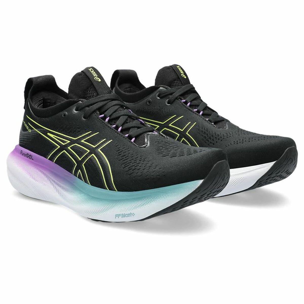 Running sneakers for adults Asics Gel-Nimbus 25 Woman Black-5