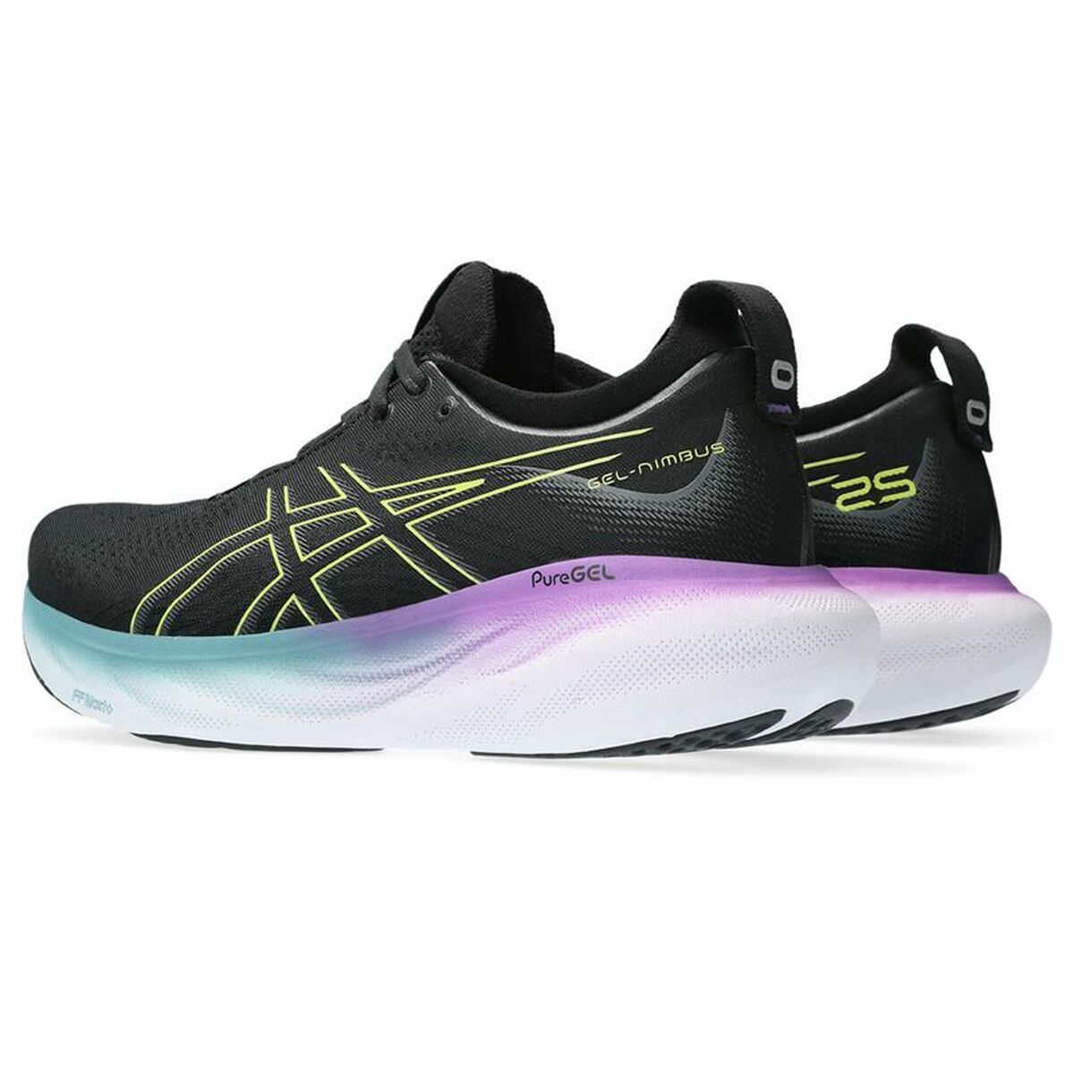 Running sneakers for adults Asics Gel-Nimbus 25 Woman Black-6