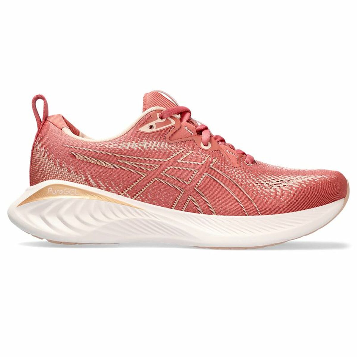 Sapatilhas de corrida para adultos Asics Gel-Cumulus 25 Light Mulher de Salmão