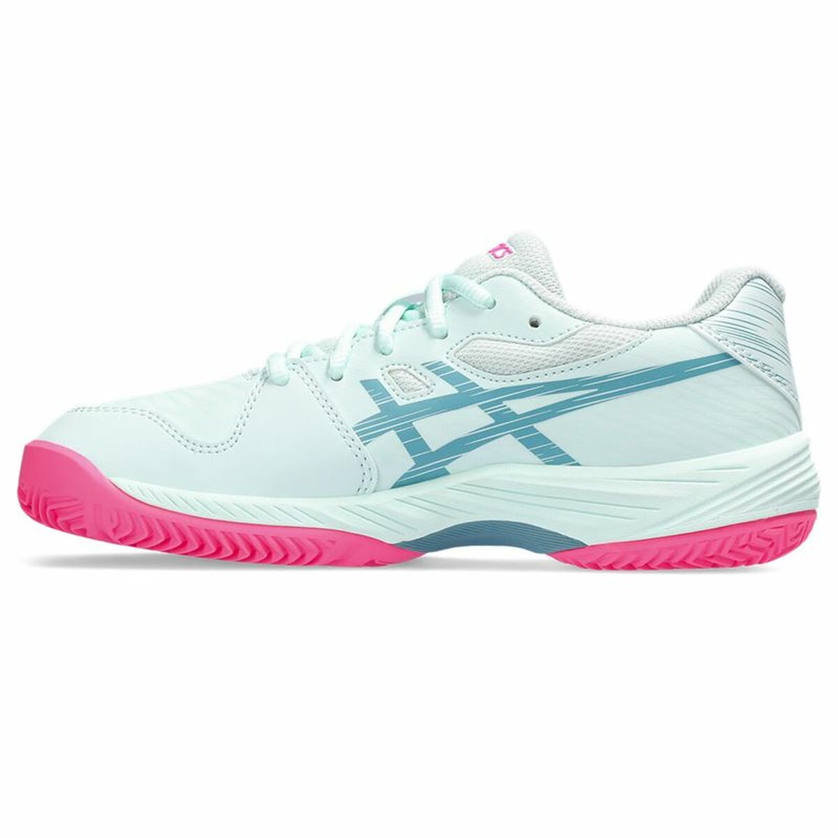 Теннисные кроссовки для детей Asics Gel-Game 9  Светло Синий-2