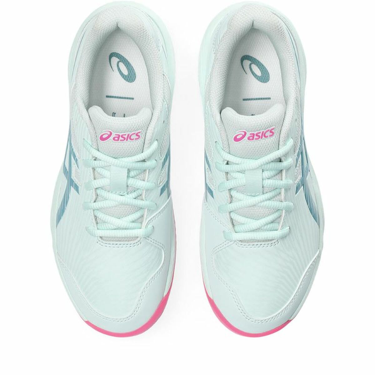 Теннисные кроссовки для детей Asics Gel-Game 9  Светло Синий-4