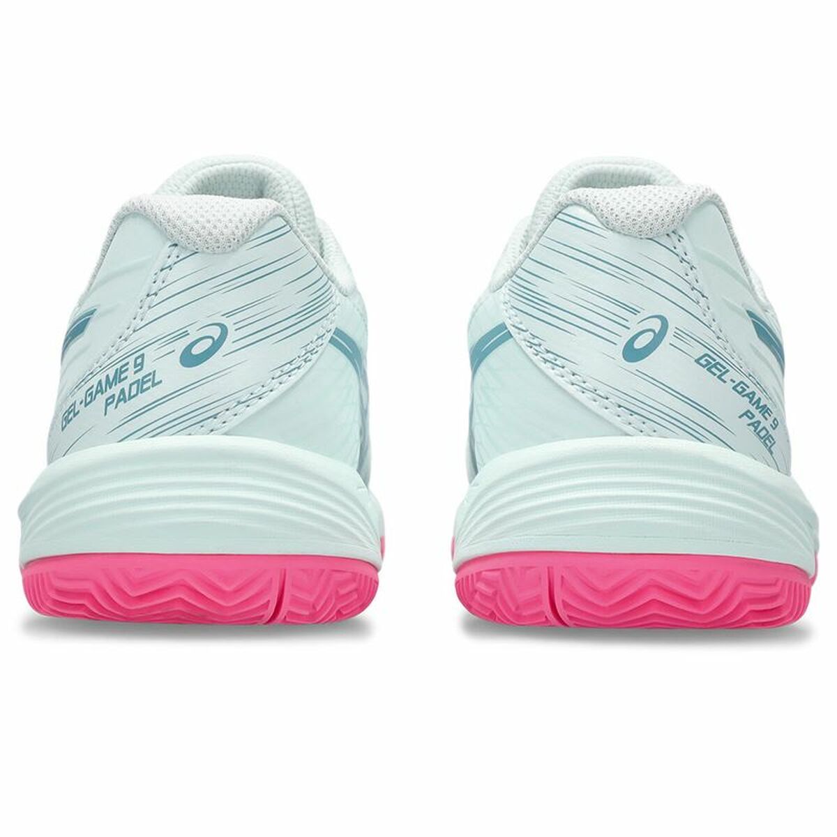 Теннисные кроссовки для детей Asics Gel-Game 9  Светло Синий-7