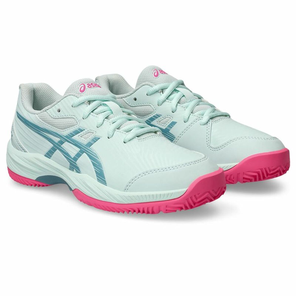 Теннисные кроссовки для детей Asics Gel-Game 9  Светло Синий-5