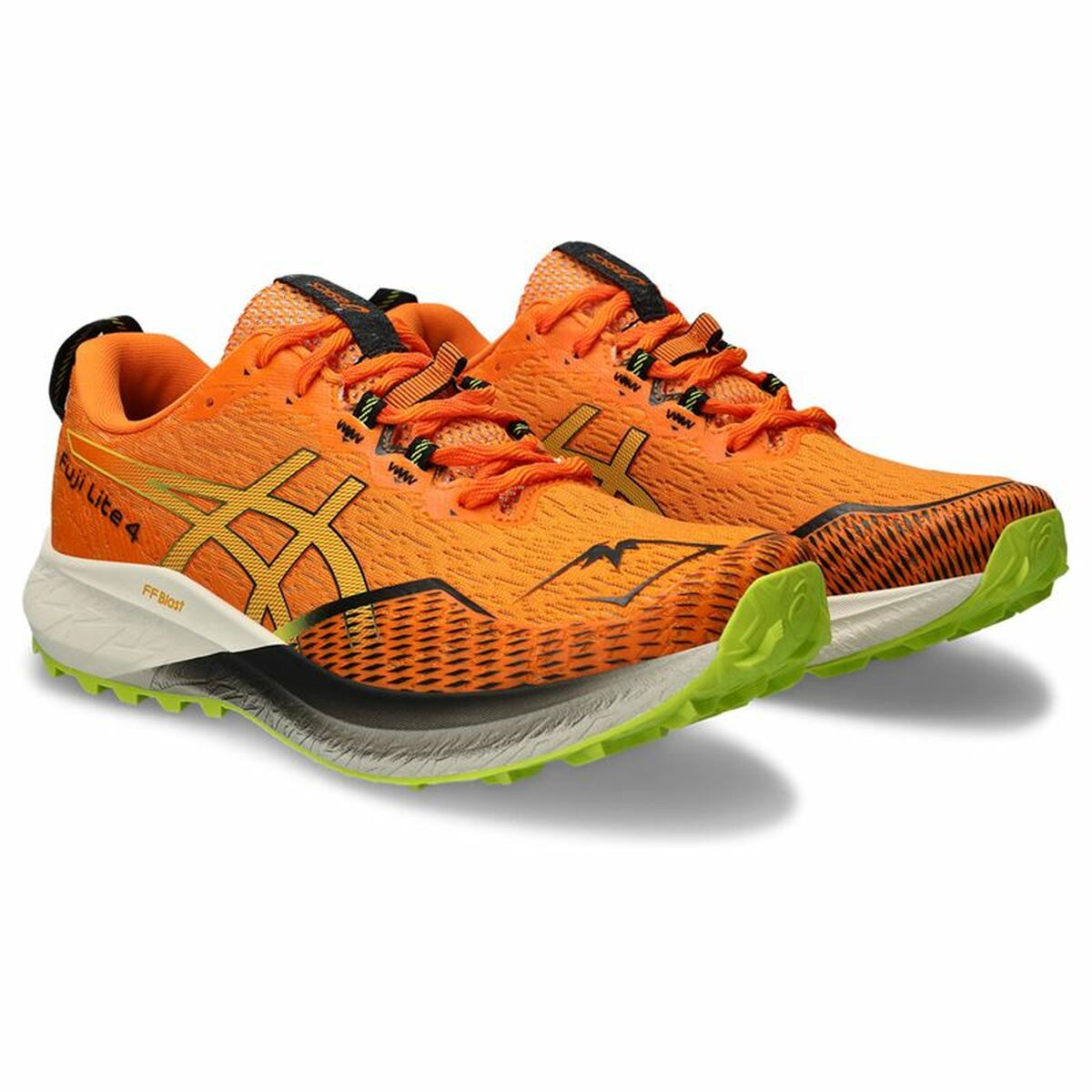 Adult Running Sneakers Asics Fuji Lite 4 Mountain Men's Orange-5