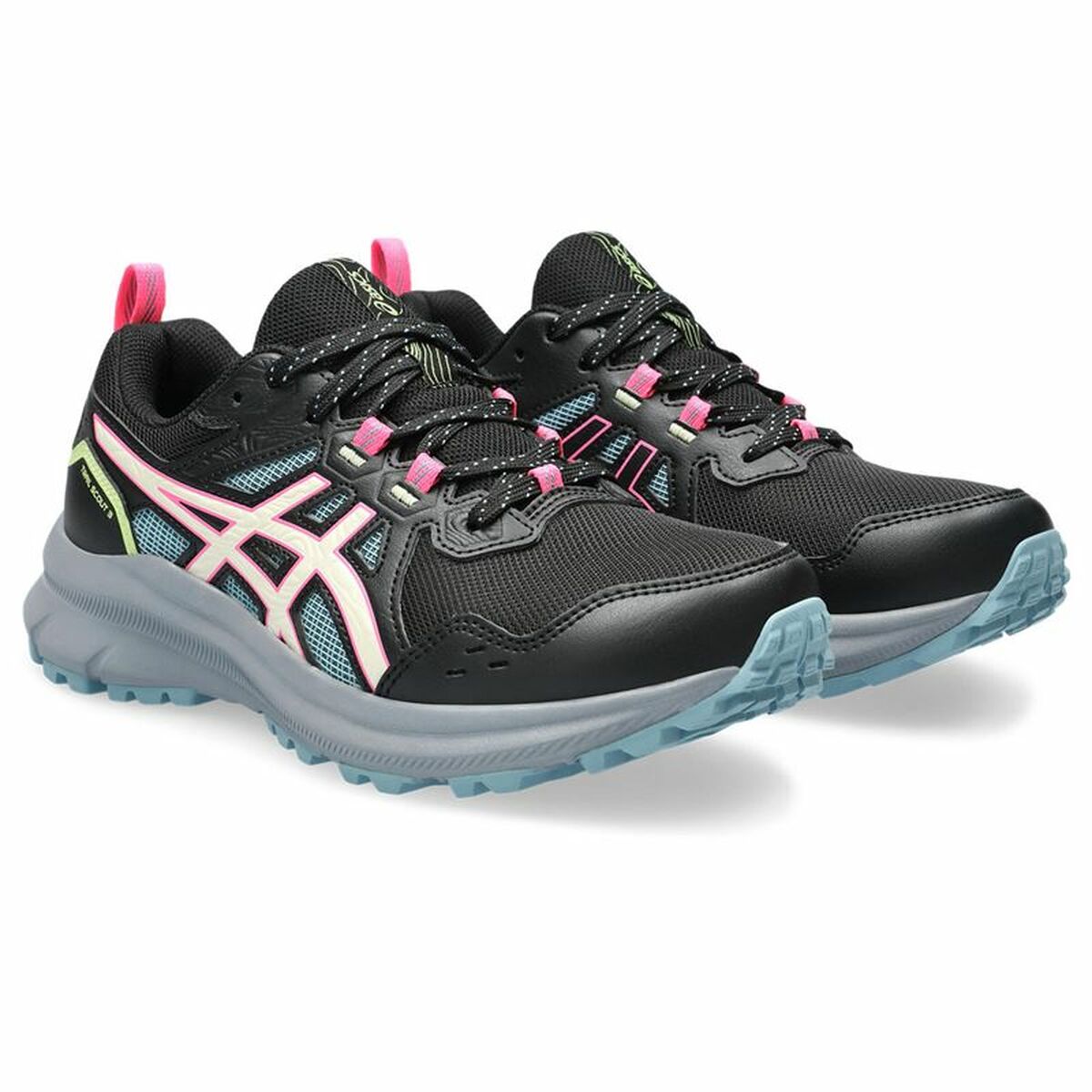 Running sneakers for adults Asics Trail Scout 3 Woman Black-5