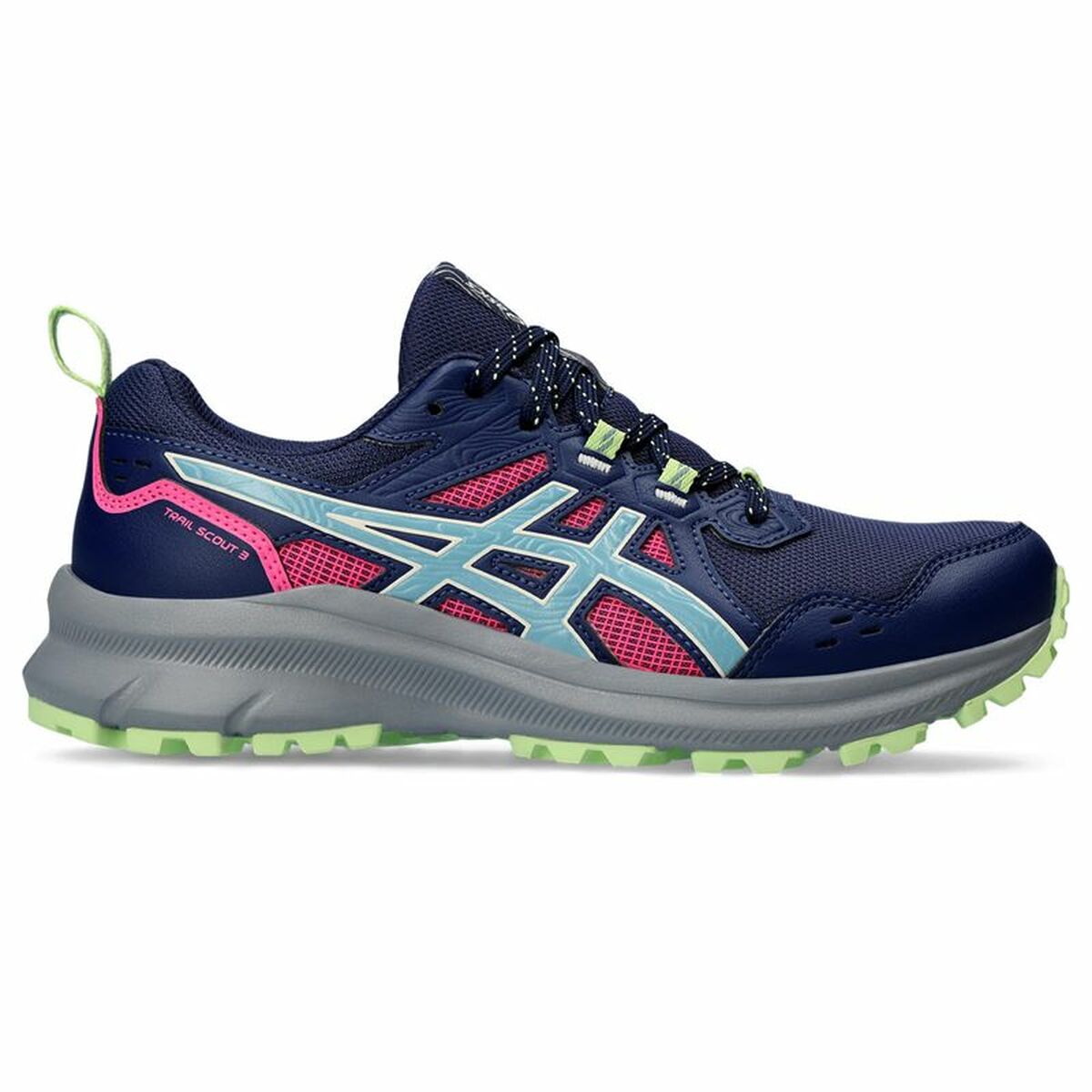 Adult Running Sneakers Asics Scout 3 Mountain Woman Dark Blue-2
