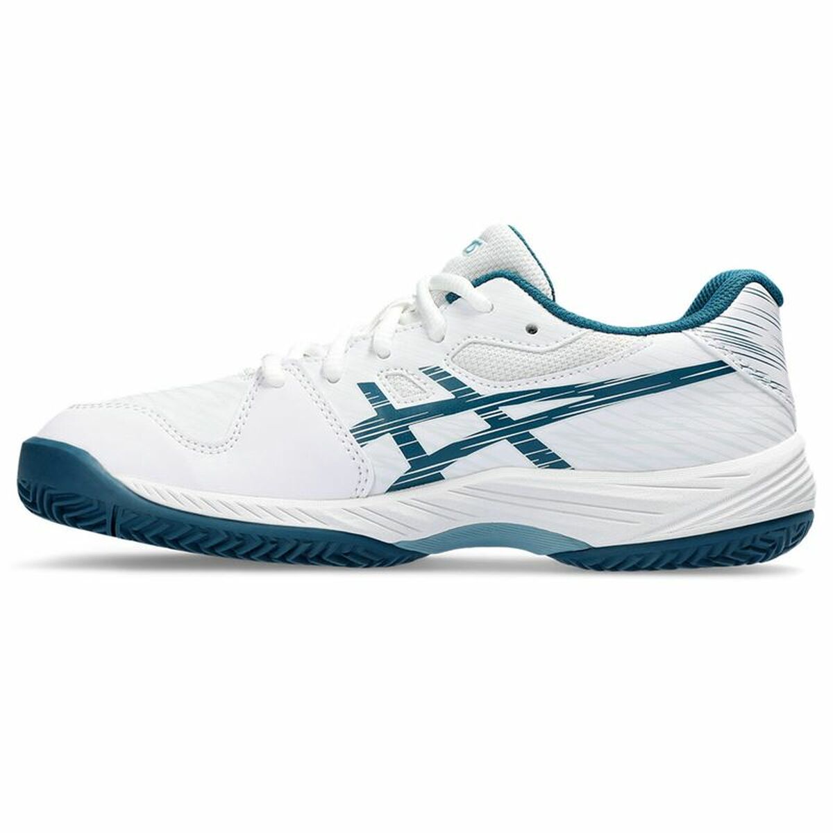 Sapatos de tênis para crianças Asics Gel-Game 9 Gs Branco-6