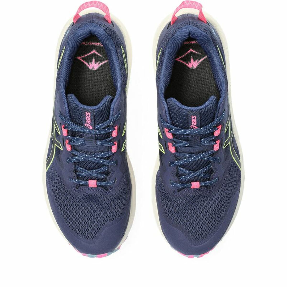 성인 Asics Trabuco Terra 2 Mountain Woman Blue를위한 운동화 달리기-4