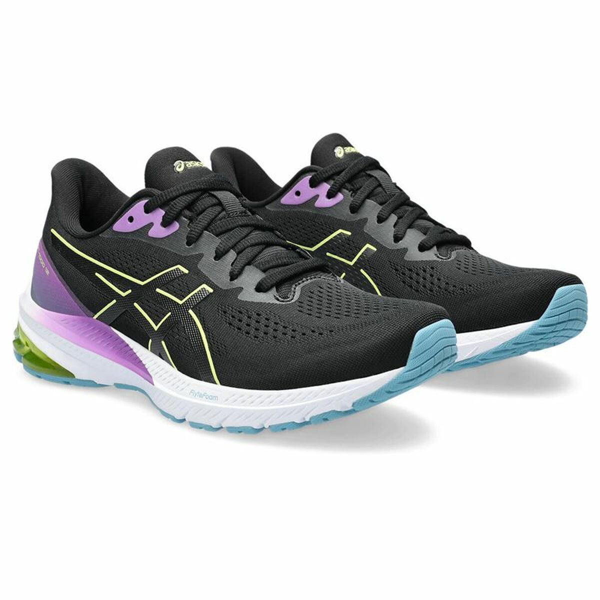 Running sneakers for adults Asics Gt-2000 12 Black Woman-5