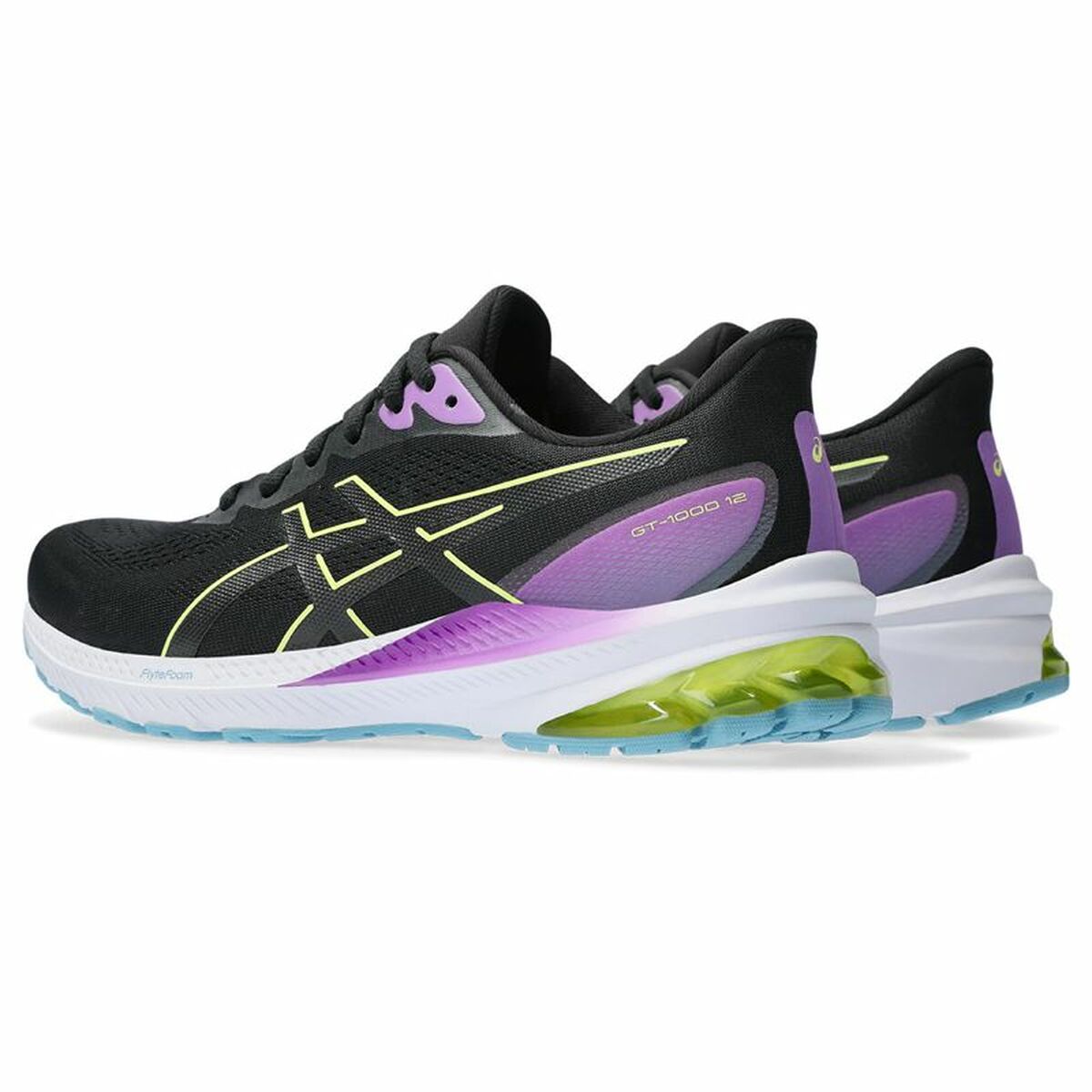 Running sneakers for adults Asics Gt-2000 12 Black Woman-6