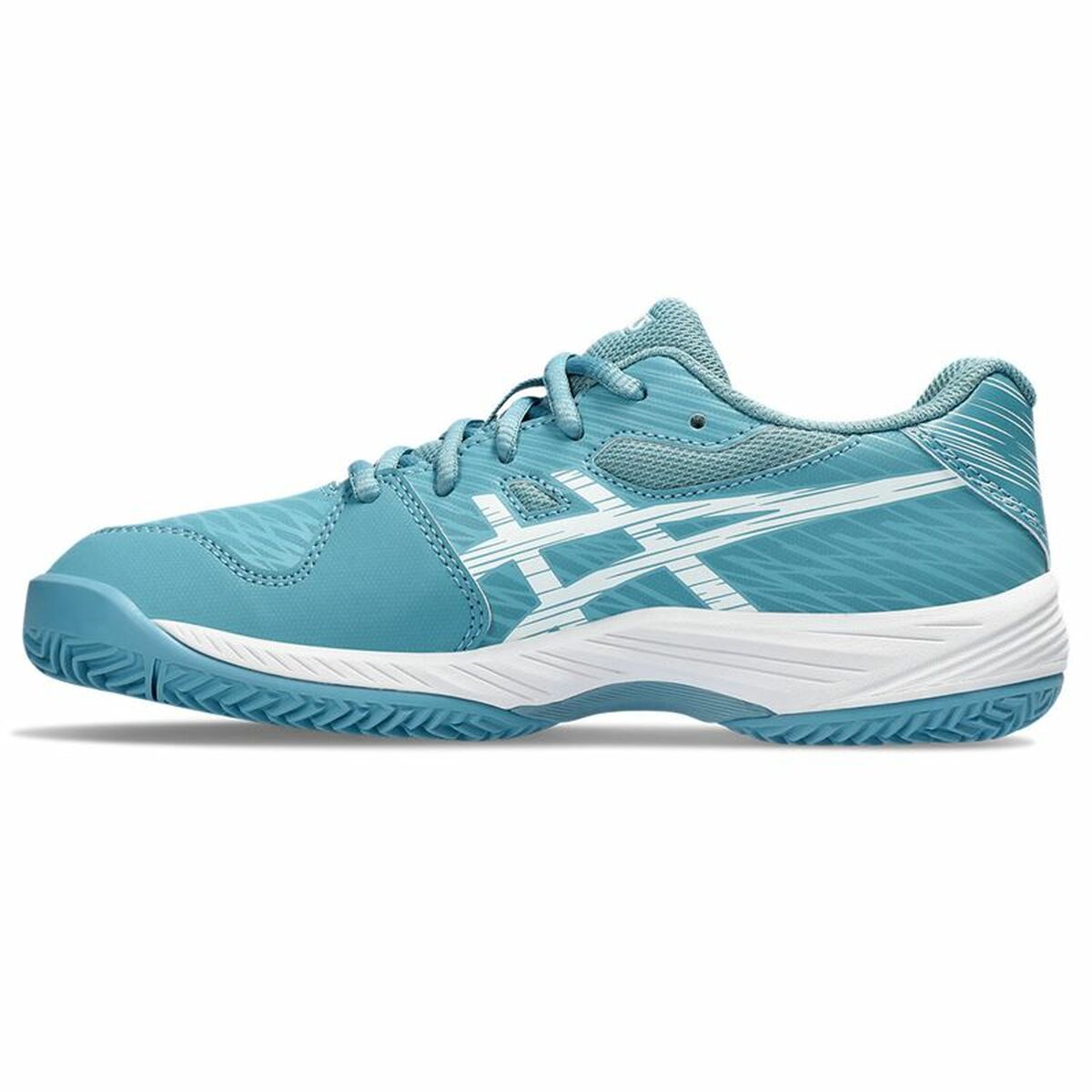Sapatos de tênis para crianças Asics Gel-Game 9 Gs Clay/Azul claro-6