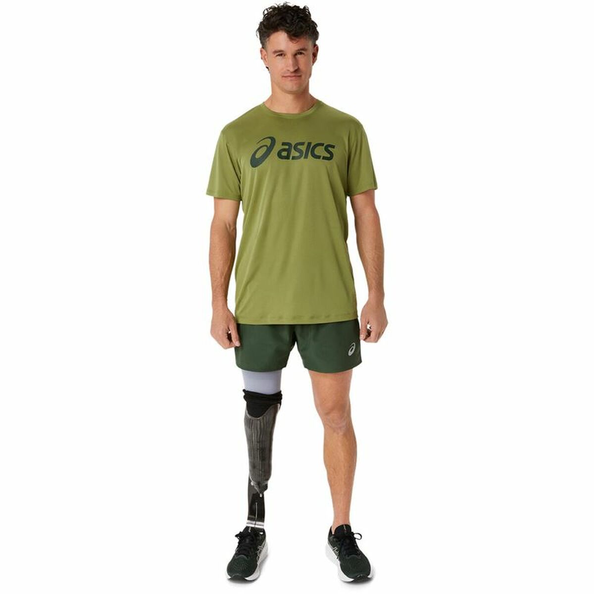 Футболка с коротким рукавом мужская Asics Core Top  Милитари-4