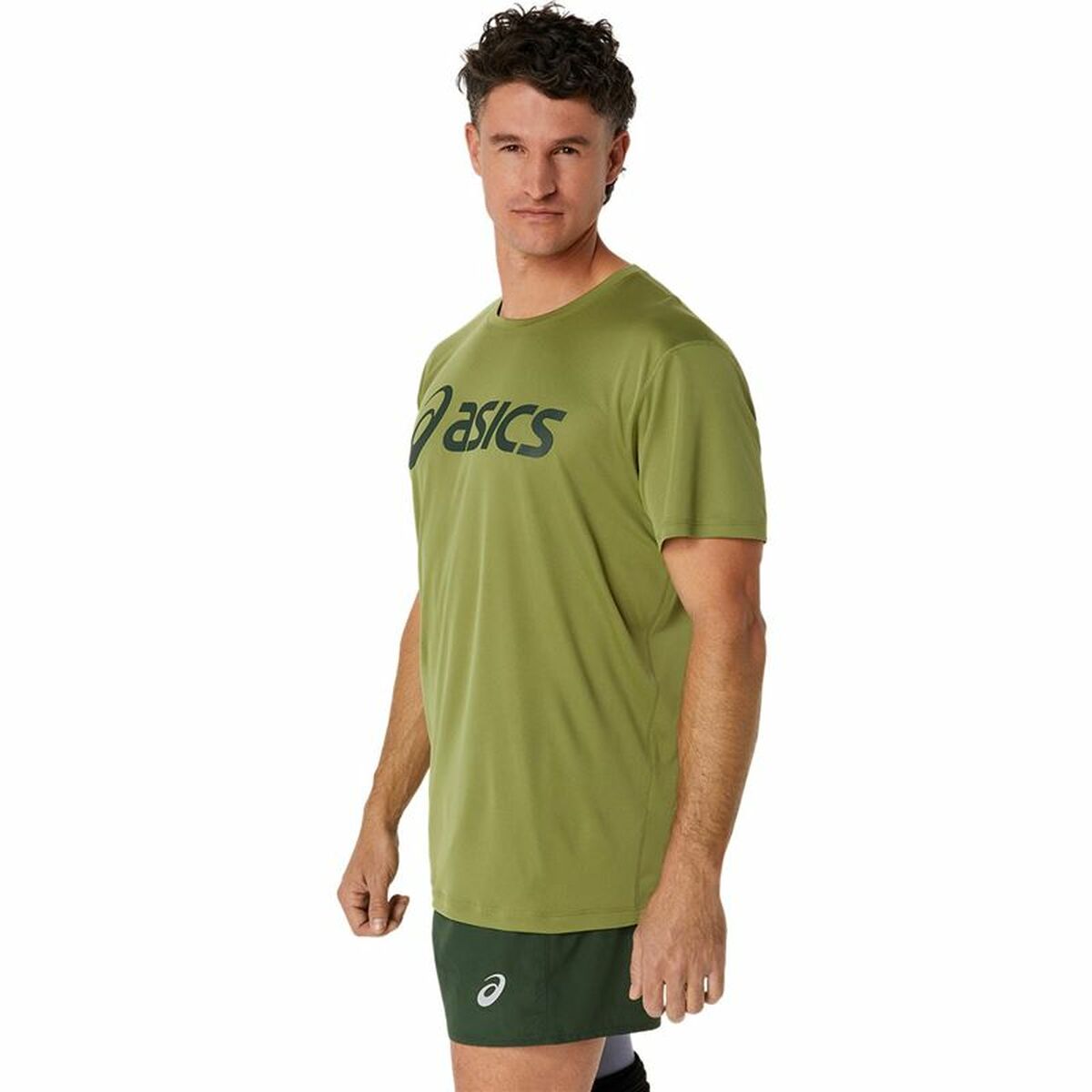 Футболка с коротким рукавом мужская Asics Core Top  Милитари-5