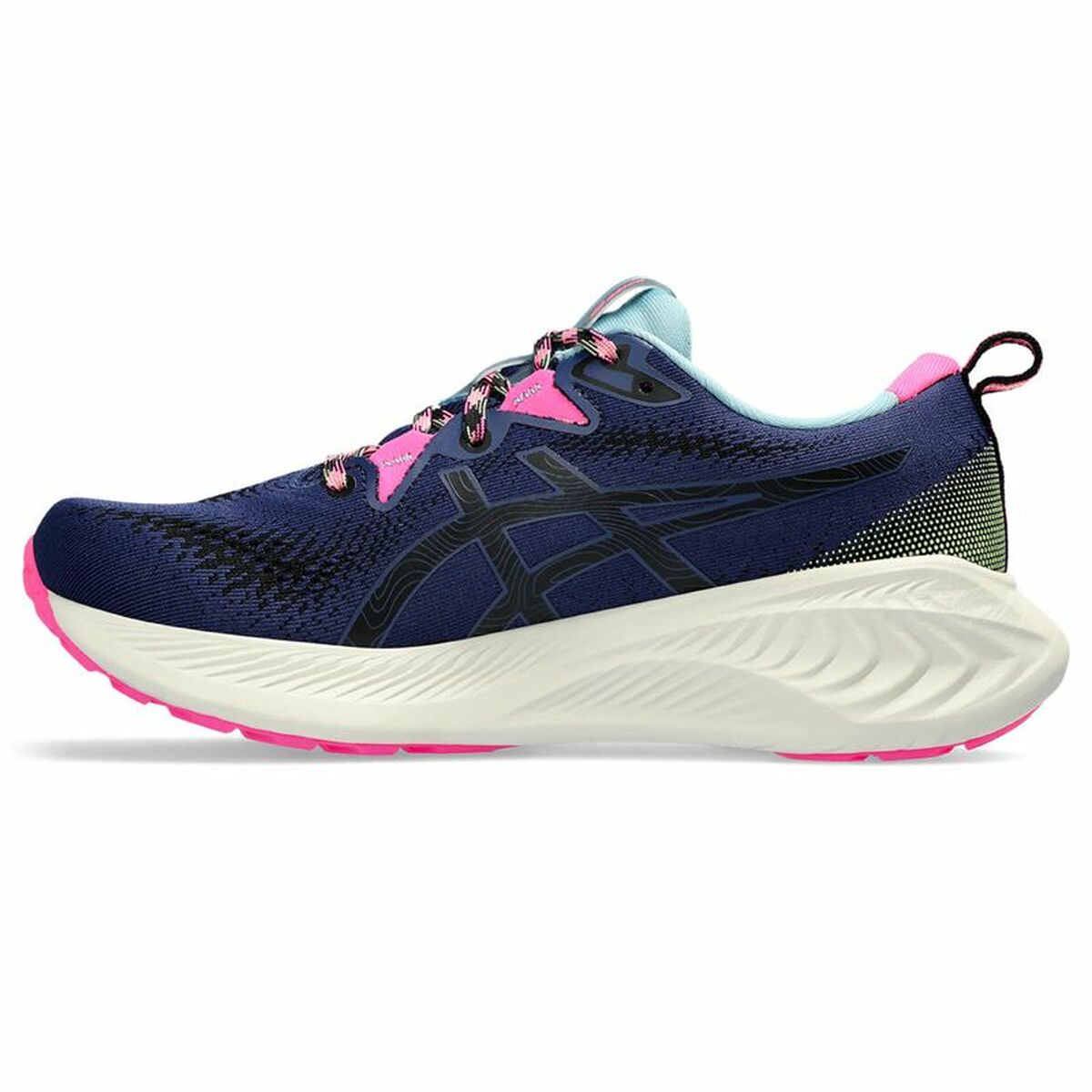 Asics Gel-Cumulus 25 Women Running Shoes Dark Blue-2
