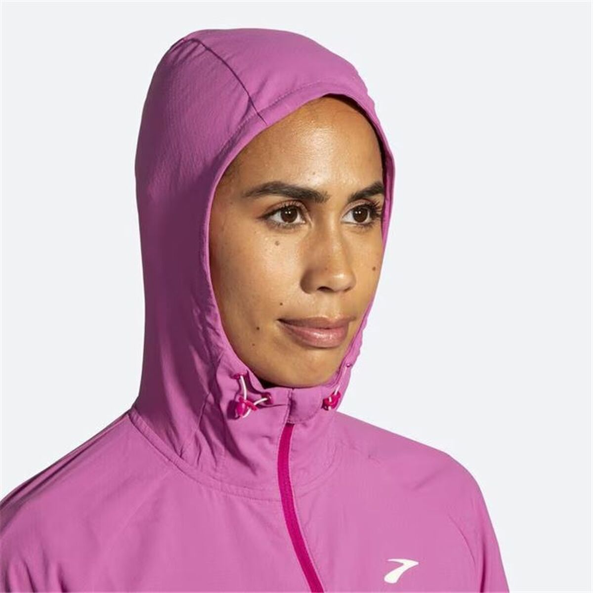 Женская спортивная куртка Brooks Canopy Frosted Темно-розовый-3