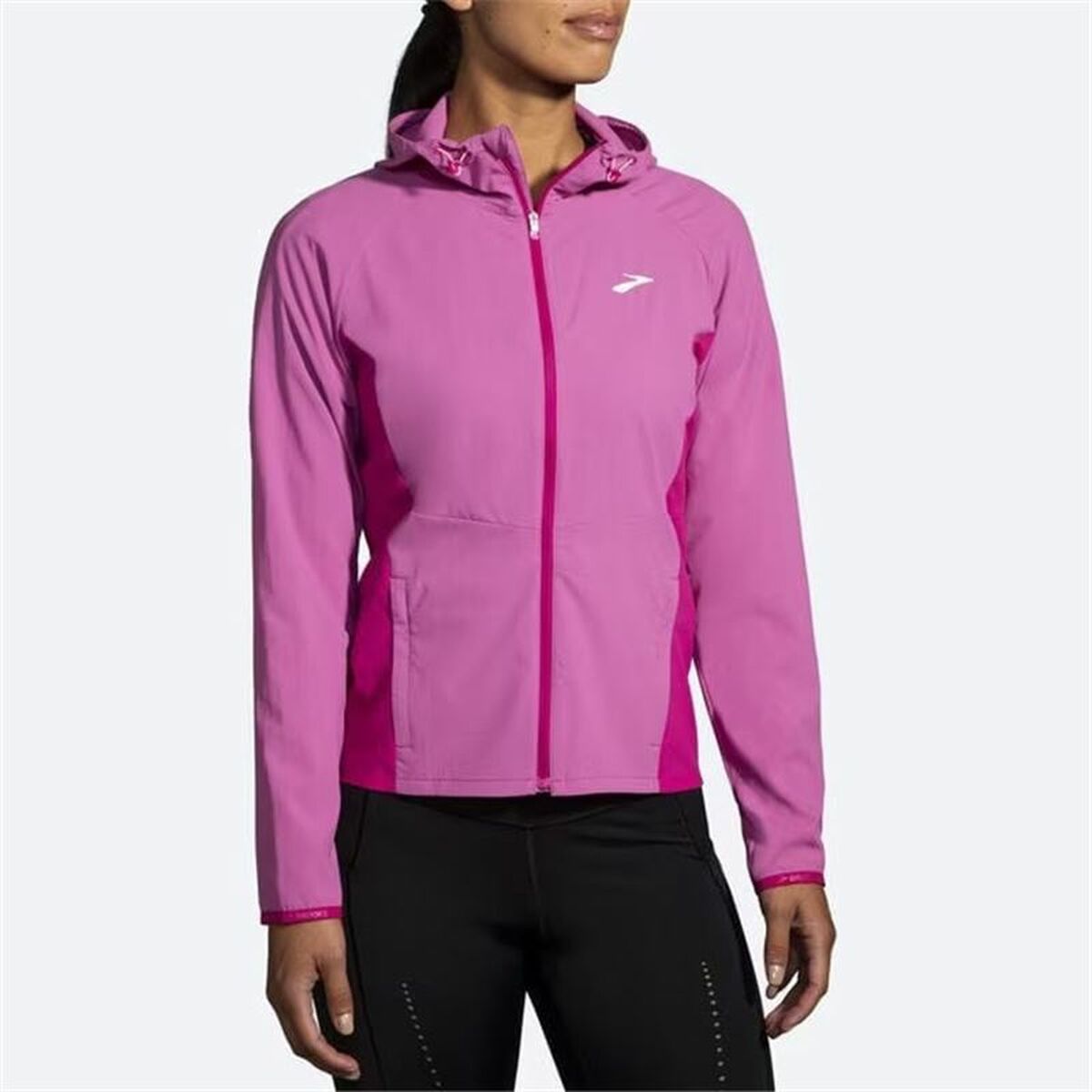 Женская спортивная куртка Brooks Canopy Frosted Темно-розовый-7
