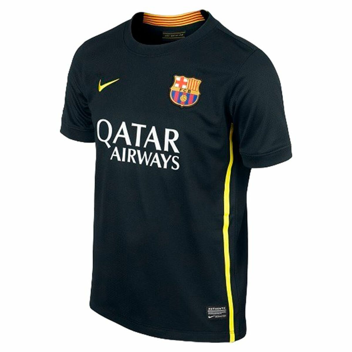 Спортивная футболка с коротким рукавом, мужская Qatar Nike FC. Barcelona 2014-2