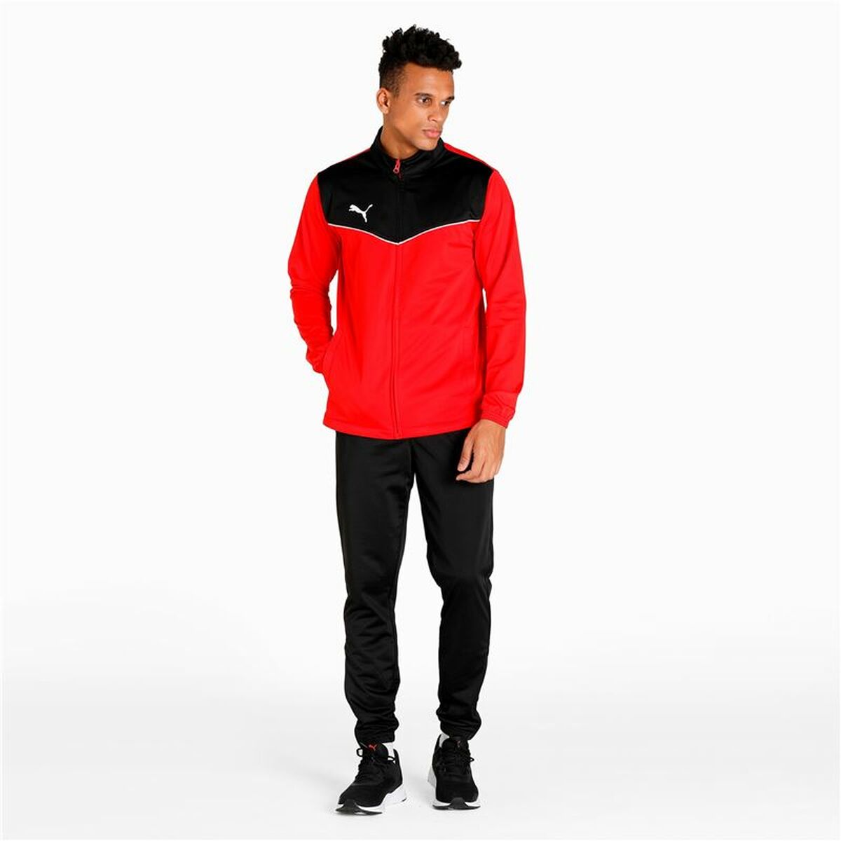 Спортивный костюм для взрослых Puma Individualrise Track Черный/Красный-4