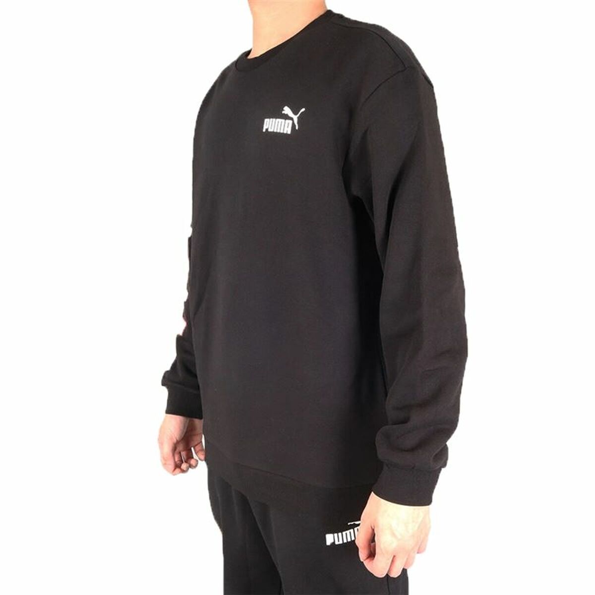 Hooded Men's Puma Repeat Graphic Black-3