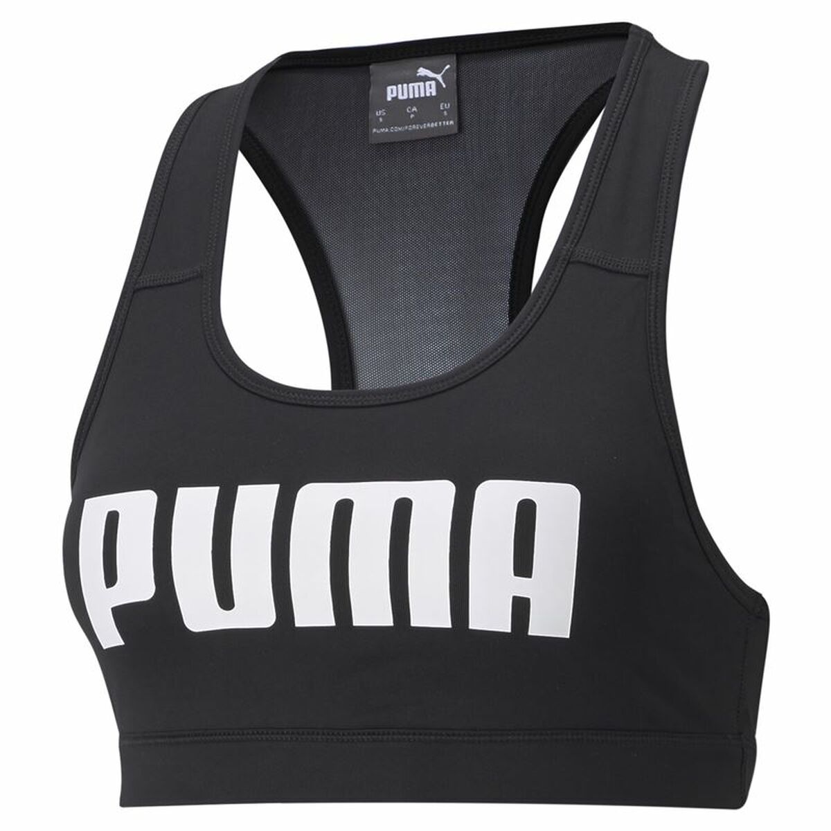 Reggiseno sportivo Puma Mid Impatto 4Keeps Nero