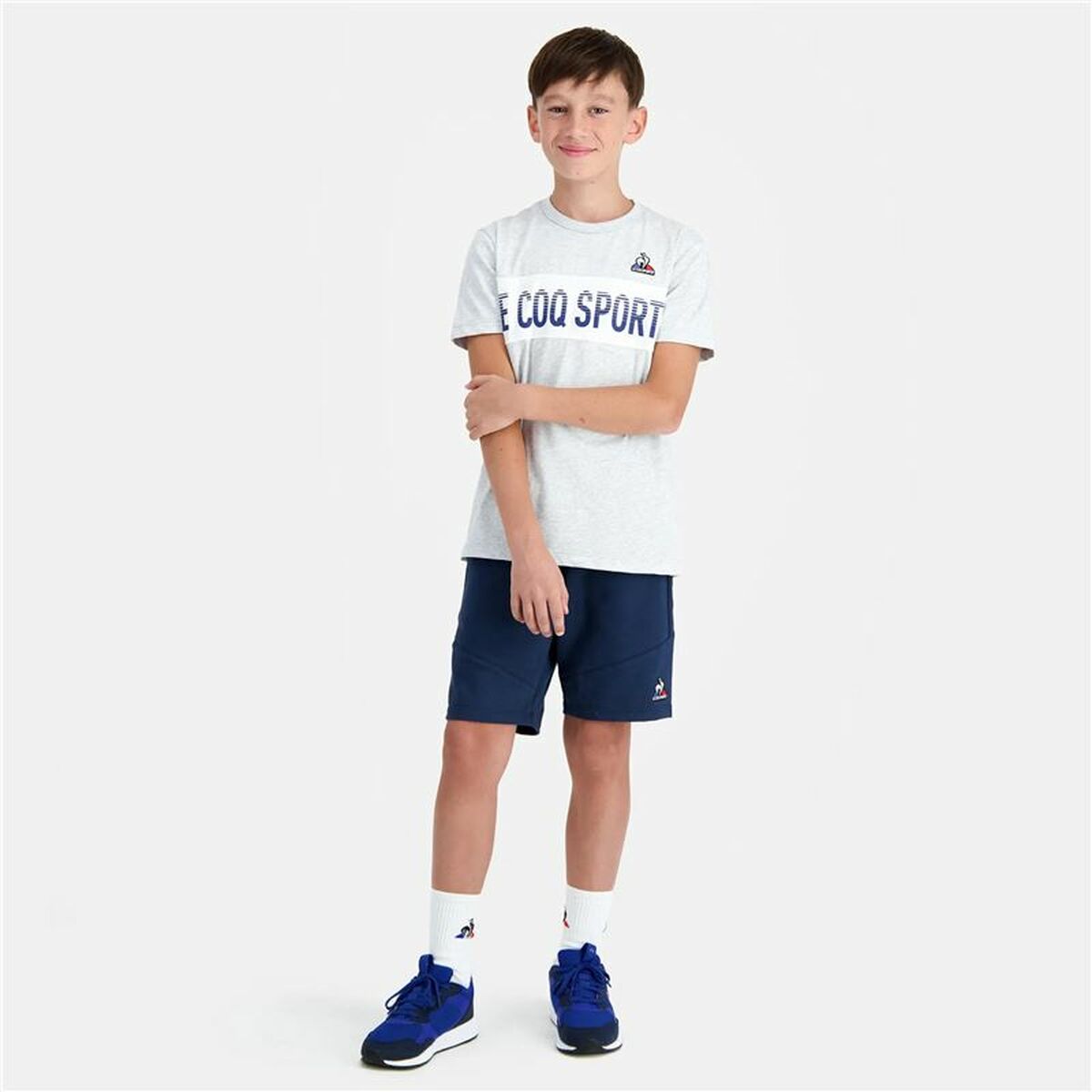 Спортивные шорты для мальчиков Le coq sportif Nª 1 Синий-4
