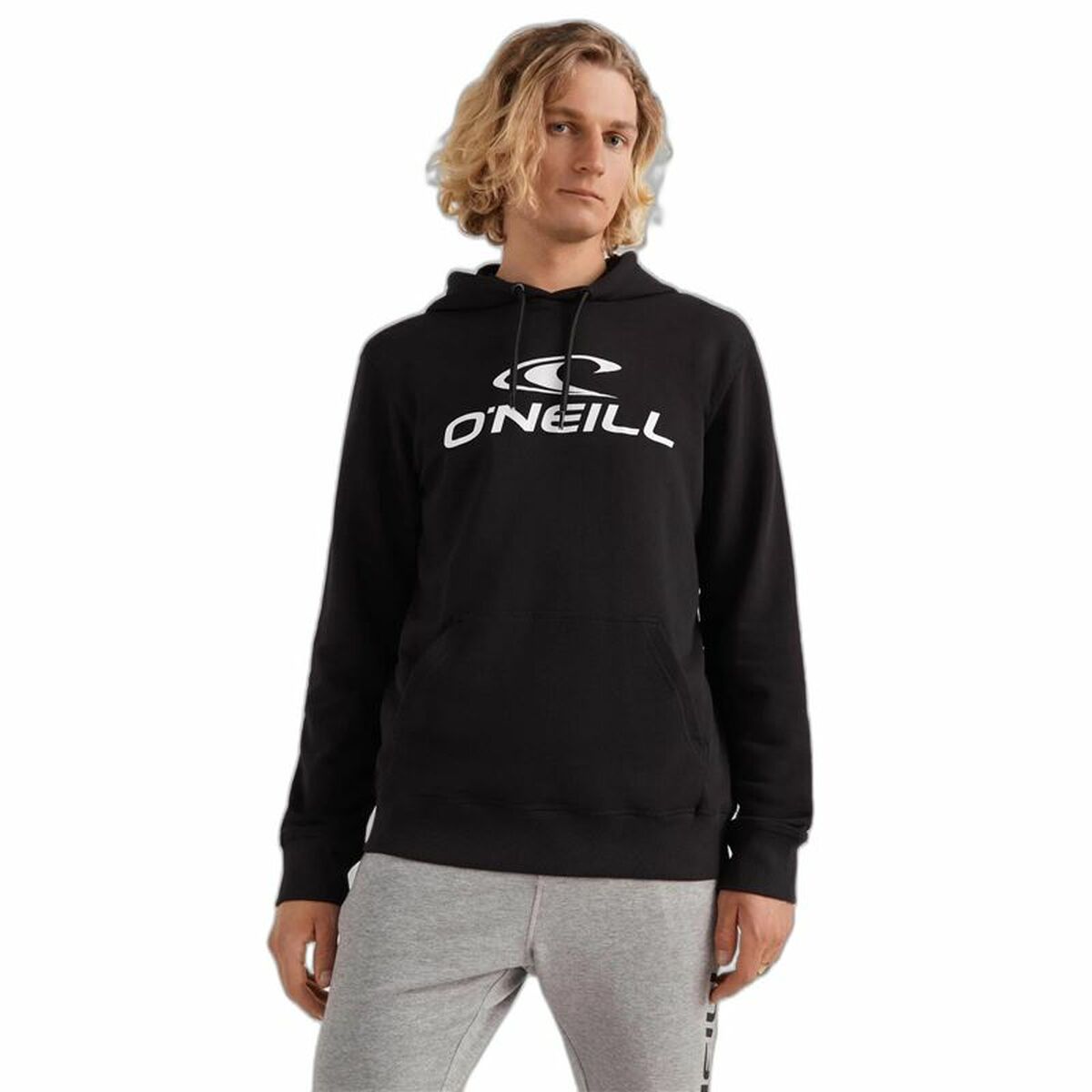 Felpa con cappuccio maschio O'Neill Nero-3