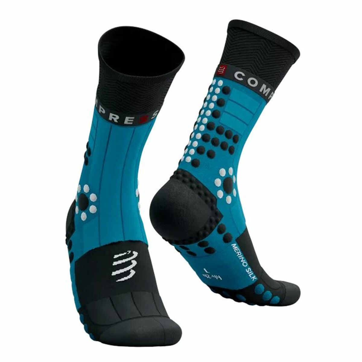 Спортивные носки Compressport Pro Racing Черный/Синий Чёрный-2